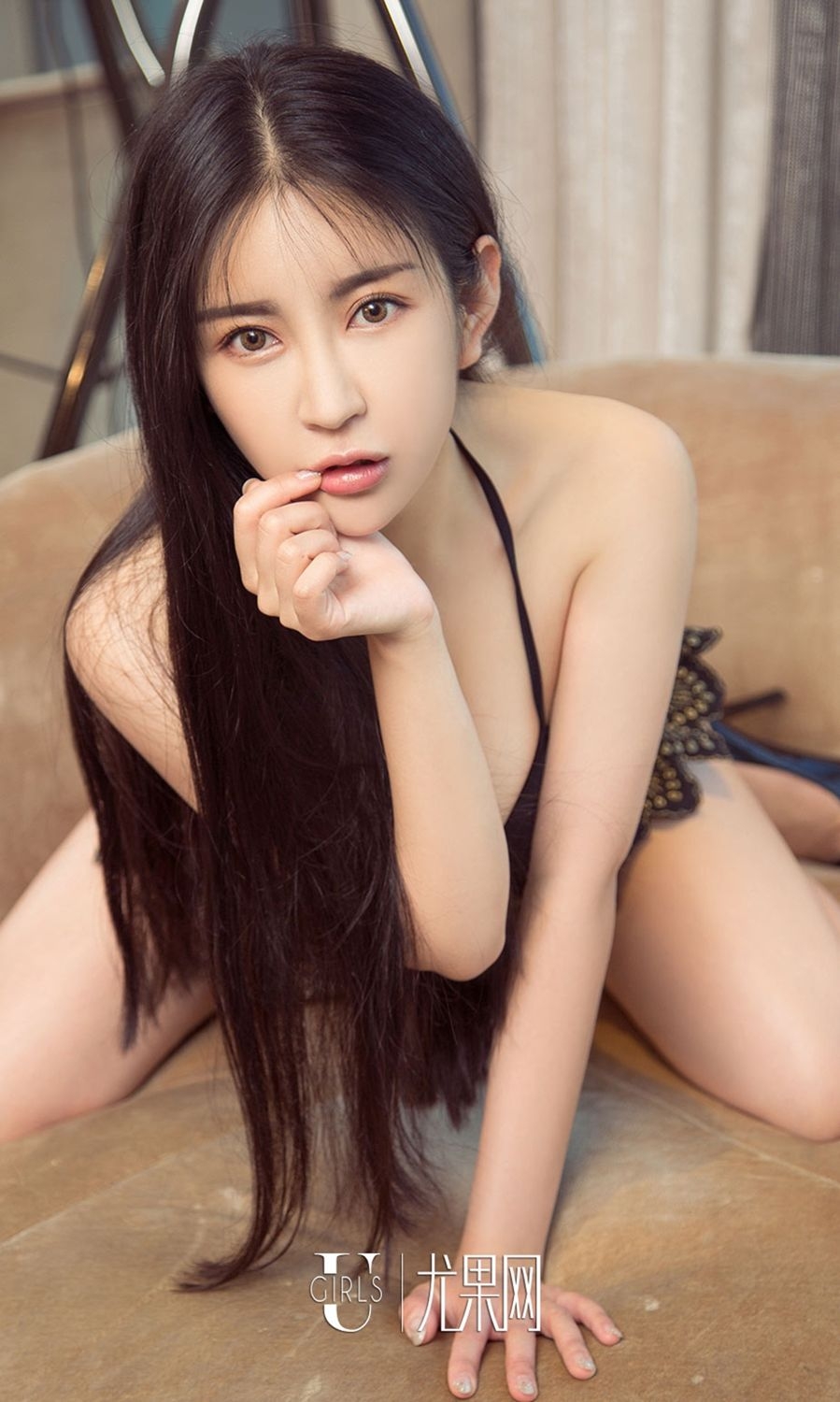 Goddess model Meng Siyu sex appeal underwear photo body appearance is attractive(1)